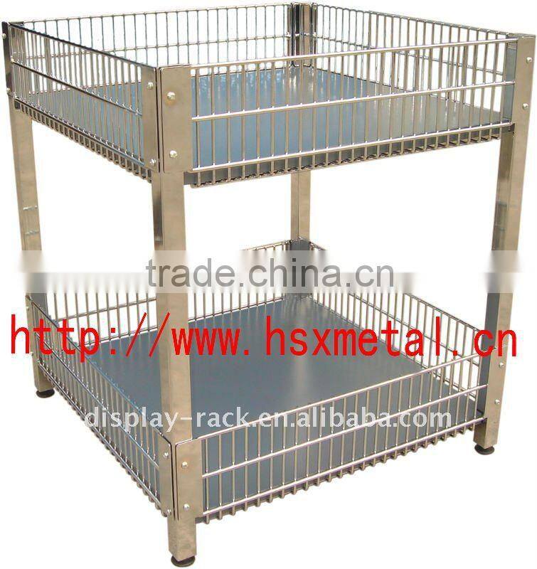 Metal Promotion cart stands for supermarkets