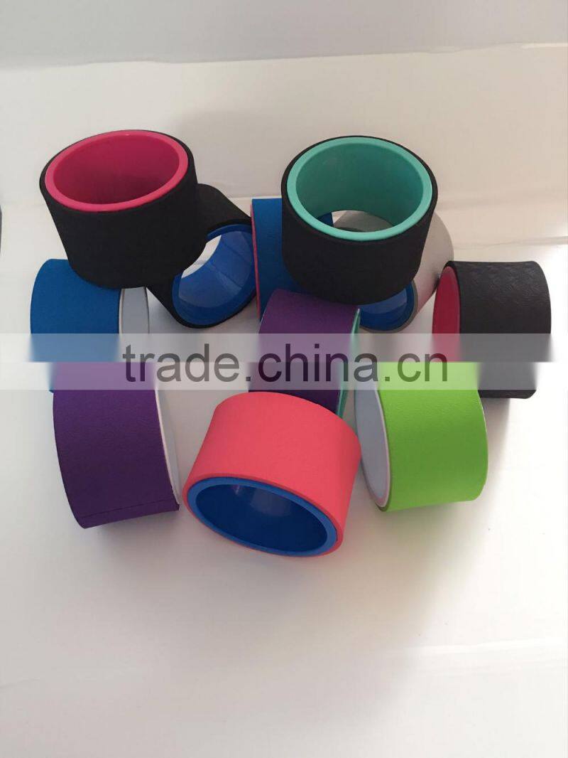 Yoga Wheel - Strongest & Most Comfortable Dharma Yoga Prop Wheel, Perfect Platform For Stretching and Improving Backbends