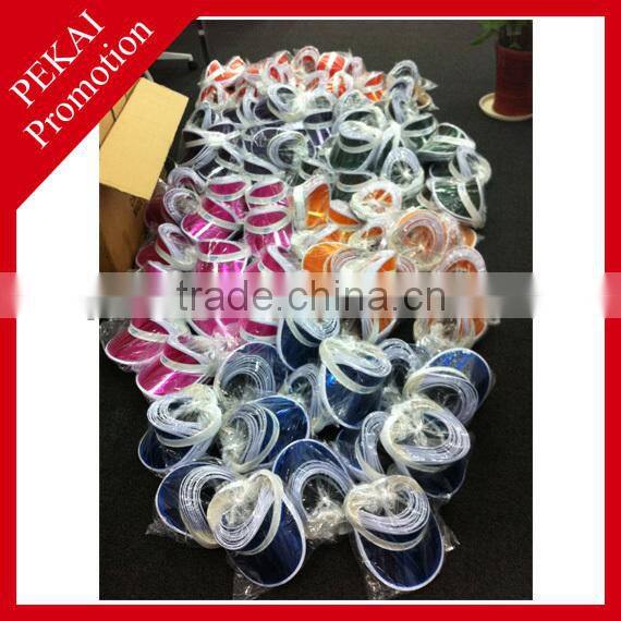 Cheap sun visor elastic back for promotion gift China supplier