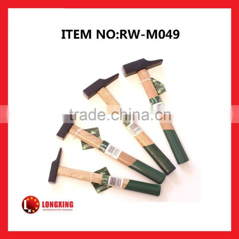Factory Supply french type joiner's hammer wooden shaft