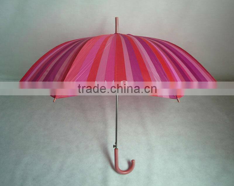 Arc 24''*8Ribs High Quality White Umbrella OK167