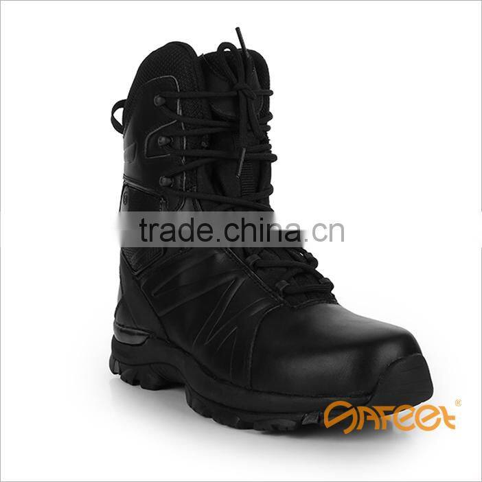 Factory Stock Hot Selling Police Protective Shoes Beige Desert Military Boots SA-8317