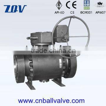 4 Inch Class1500 forged Steel Trunnion ball valve , 2500lb ball valve