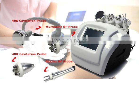 Free Shipping Home Use Cavitation Slimming Machine,ultrasound therapy tripolar RF cavitation ultrasonic machine,rf cavitation