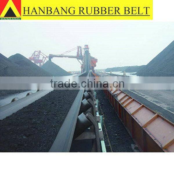 Rubber chevron conveyor belt EP500/5PLY5+2