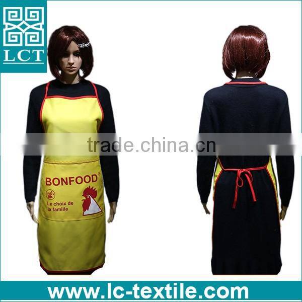 BONFOOD promotional custom made aprons with front zipper pocket