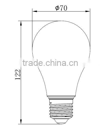 2016 high lumen E26 10W led bulb light