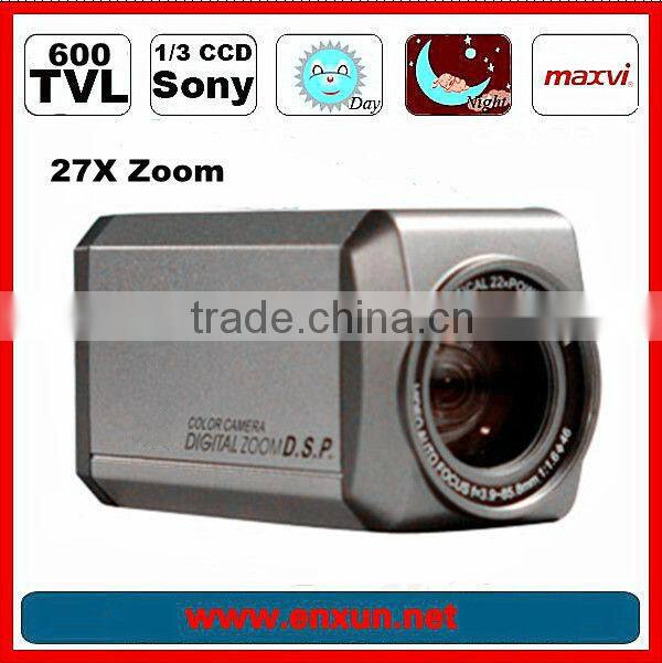 Sony 600TVL 27X zoom IR cut WDR Private zone optical zoom 100x digital camera