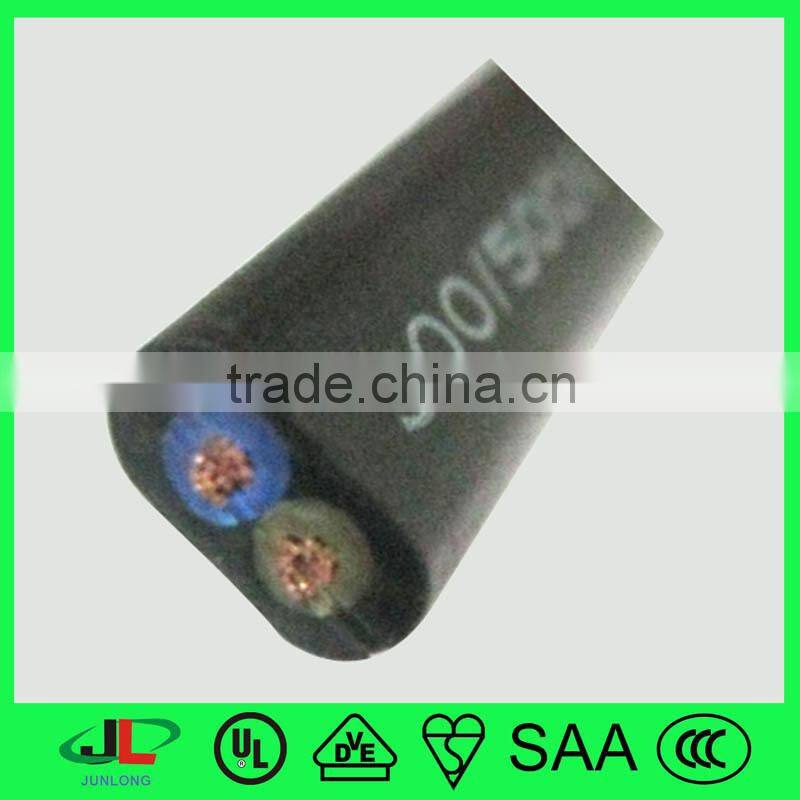 The electric cable of UL/VDE/UK/CE certified flat or round cable electric factory electric cable price