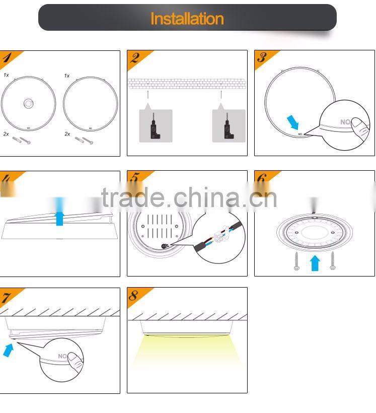10W IP20 led Round-ceiling light
