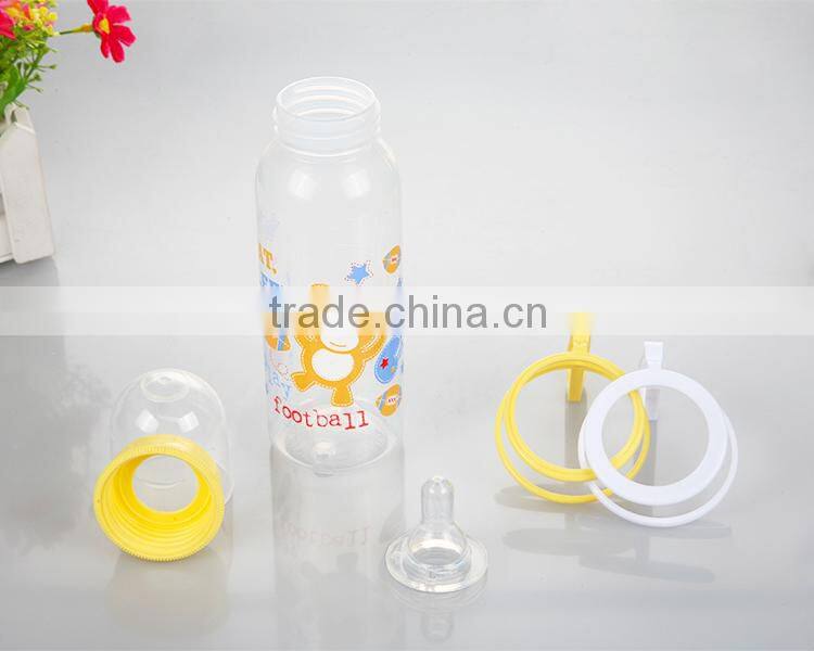 food grade fda approved baby bottle made in China baby bottle big nipple plush baby bottle holder