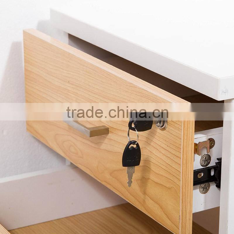 2016 Best selling High quality wooden small cabinet with three drawers for office