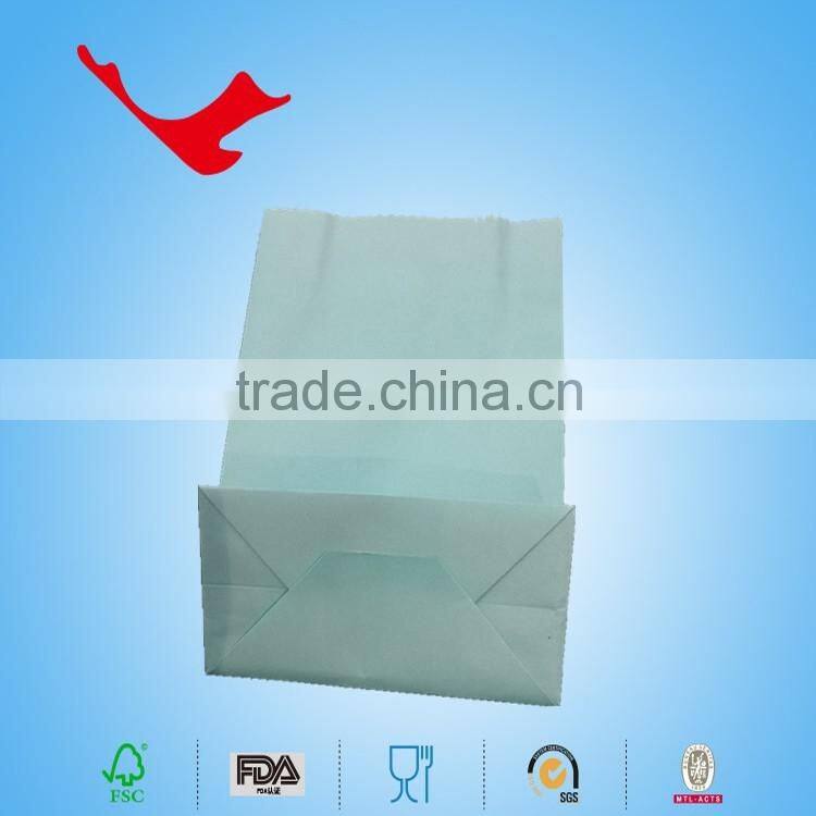 customized white kraft paper bag with twisted handle