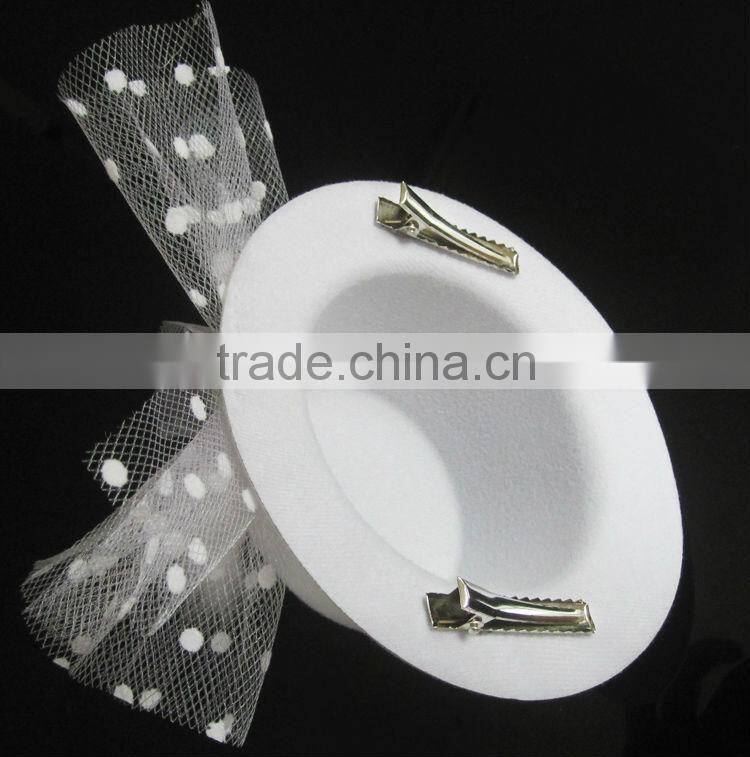 MYLOVE 3 colors top hat felt party hat fascinator cocktail hat MLXM012