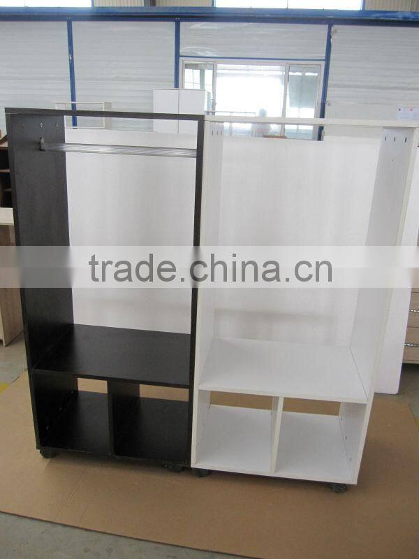 white simple wardrobe