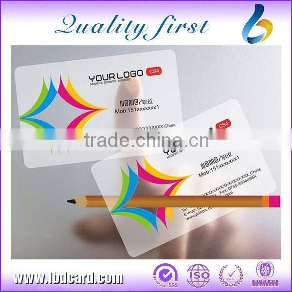 Mirror Surface Transparent Cards Plastic Instruction Cards