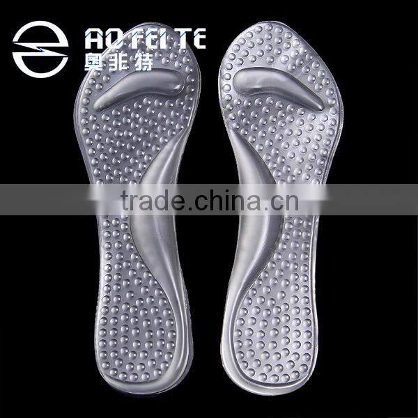 2 Pair Silicone Gel Non-Slip Arch Support Pads Shoe Heel Silicone Insole Cushion