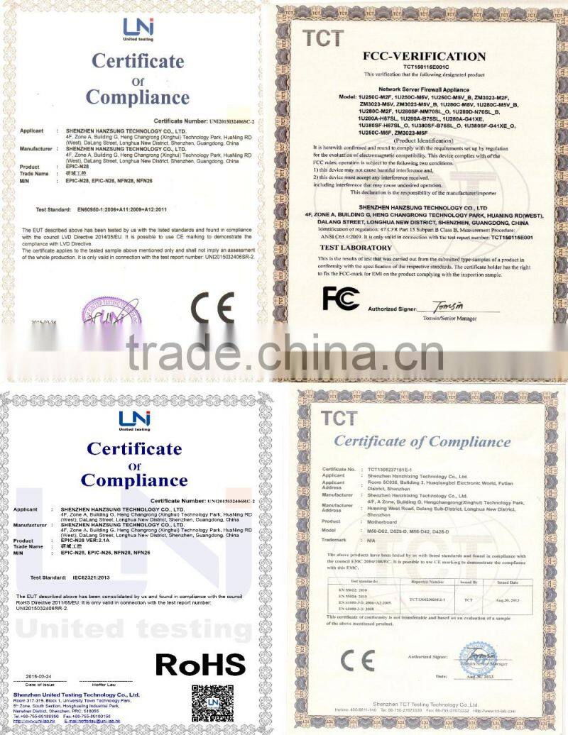 RJ45 Celeron thin x86 motherboard offices embedded system mainboard with 2*RTL8111E