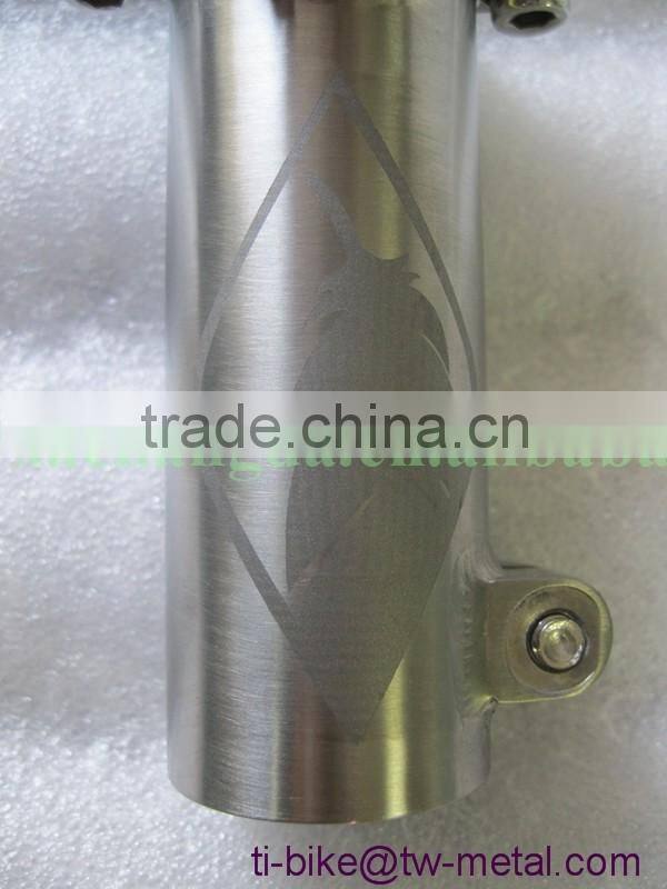 XACD made Ti bike seat posts 27.2 or 31.6 custom titanium seat post with hand brush titanium bicycle seat posts made in china