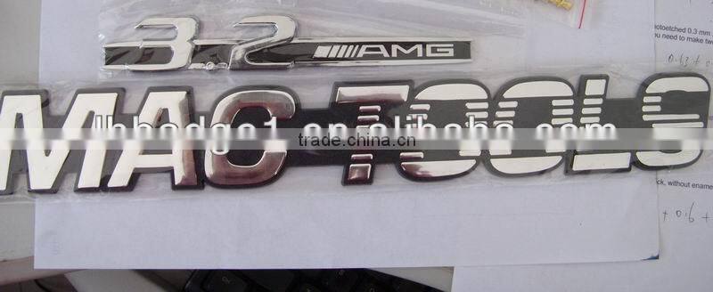 Chrome Badge, custom car emblem