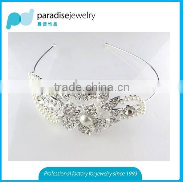 2016 Newest fashion pearl tiaras crown best seller