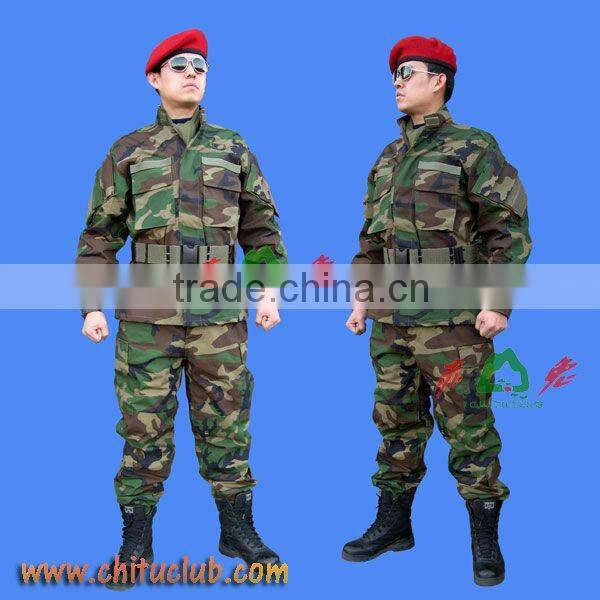 Wholesale hand made rip-stop military BDU army uniform