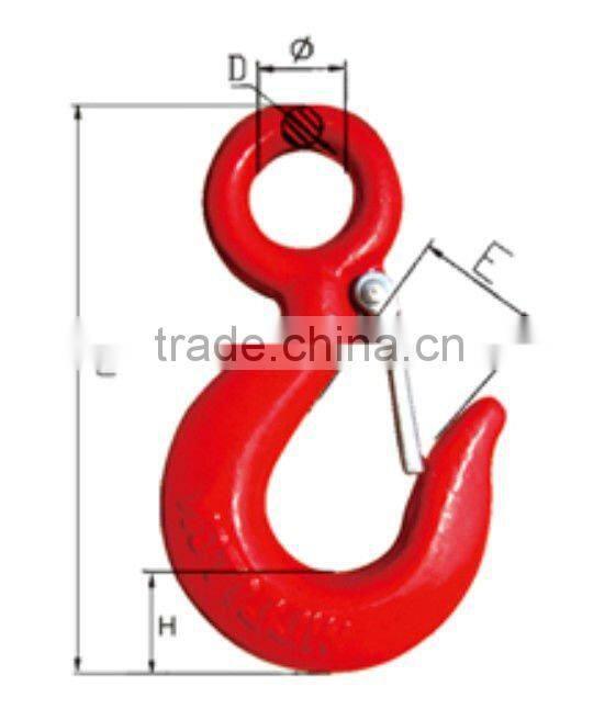 G80 Rigging Hardware Forged G Hook