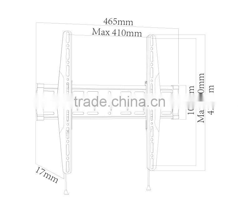 Tv wall mount factory supply, OEM vertically adjustable tv mount