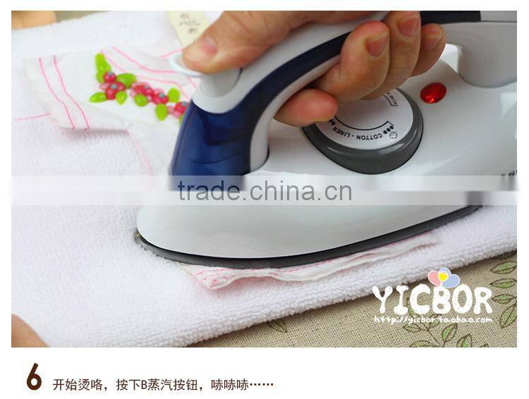 Electric mini foldable handle travel steam Iron for travel