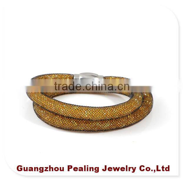 (PLL12017)Alibaba France Best Selling Product Crystal Bracelet With DIY Color For 2015