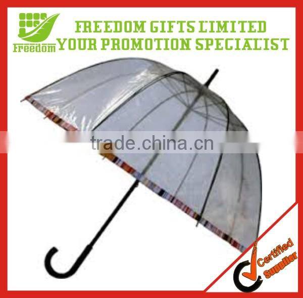 Simple Clear Dome Transparent Umbrella