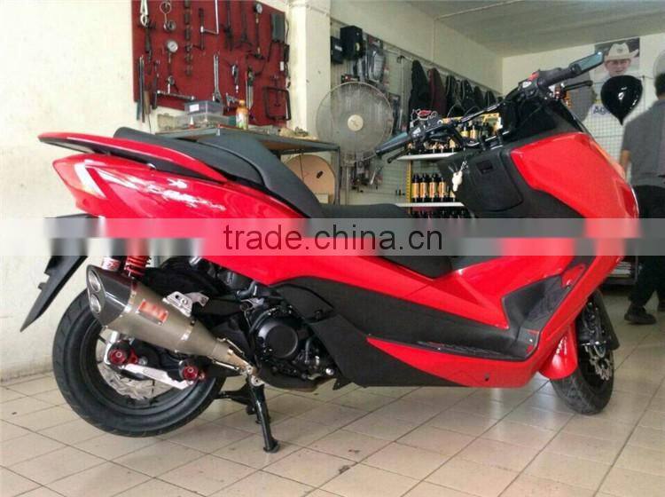 Universal stainless steel muffler for racing motorcycle