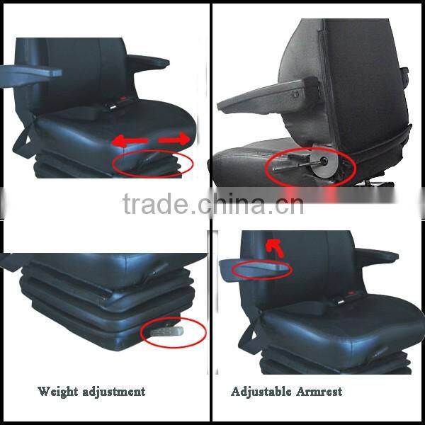 Luxury suspension shock absorber seat
