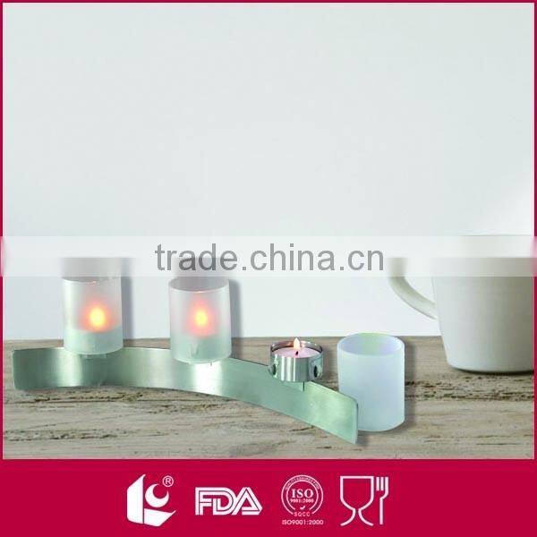 Tabletop stainless steel tea light candle holders wholesale for 6 candles
