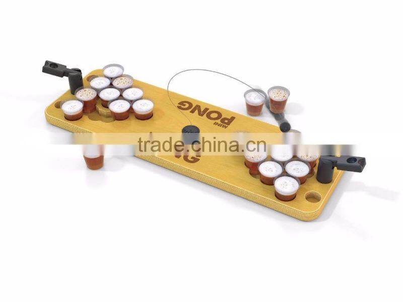 Mini Pong - Bring The Party Anywhere Game/mini beer pong