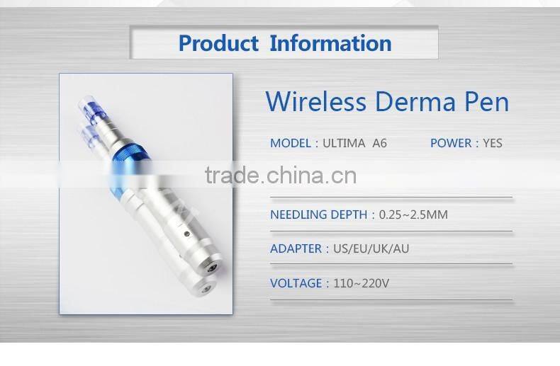 Derma pen mirco needling derma pen dermal roller Dr.pen Ultima A6 for skin treatment
