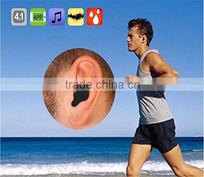 Wireless Earphone In-Ear Stealth Super Mini Stereo Invisible earset For Xiaomi Huawei iOS Android