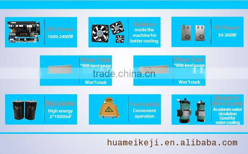 Hot selling 10 IN 1 IPL beauty machine with RF, Cavitation, Vaccum