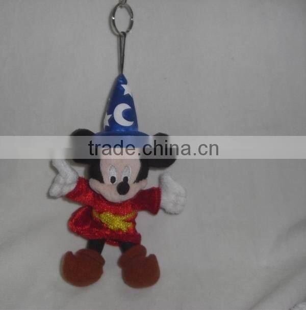 Rabbit plush Key chain& plush mobile chain&promotional gifts
