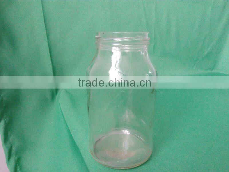 650ml cylinder glass jar for jam