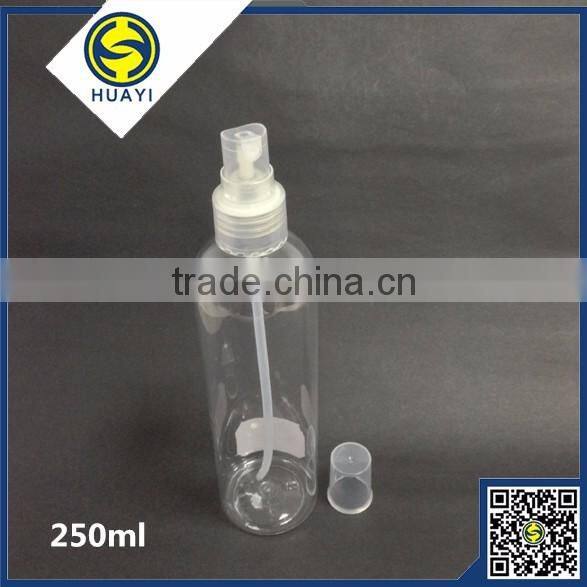 series round pet plastic bottle