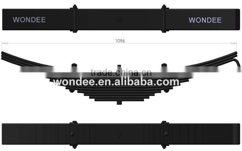 Conventional 100x12 Germany Type Trailer Leaf Spring