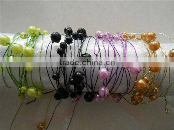 Jewelry pearl craft wire/pearl on reel/pearl on card