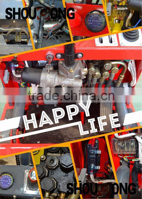 SHOUGONG SG500 500KG Cheap Electric Forklift Truck