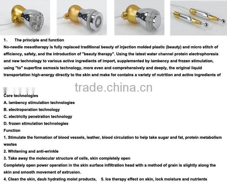 Eyes shaping Mesotherapy Equipment Portable Needle Mesotherapy Machine factory price