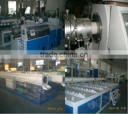 20-630mm PVC powder Conical twin screw extruder