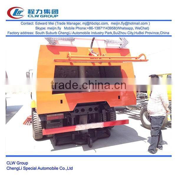 dongfeng 4*2 4*4 type 190hp 9 ton road cleaning truck