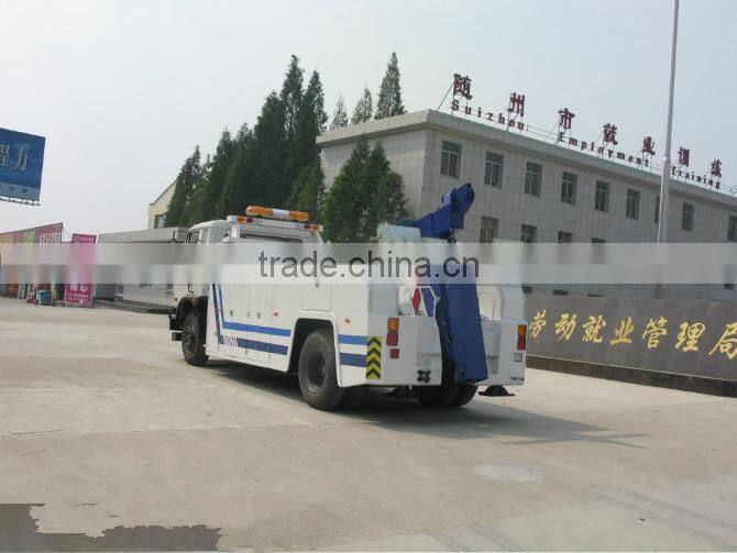 dongfeng 6 wheels wrecker towing truck for sale