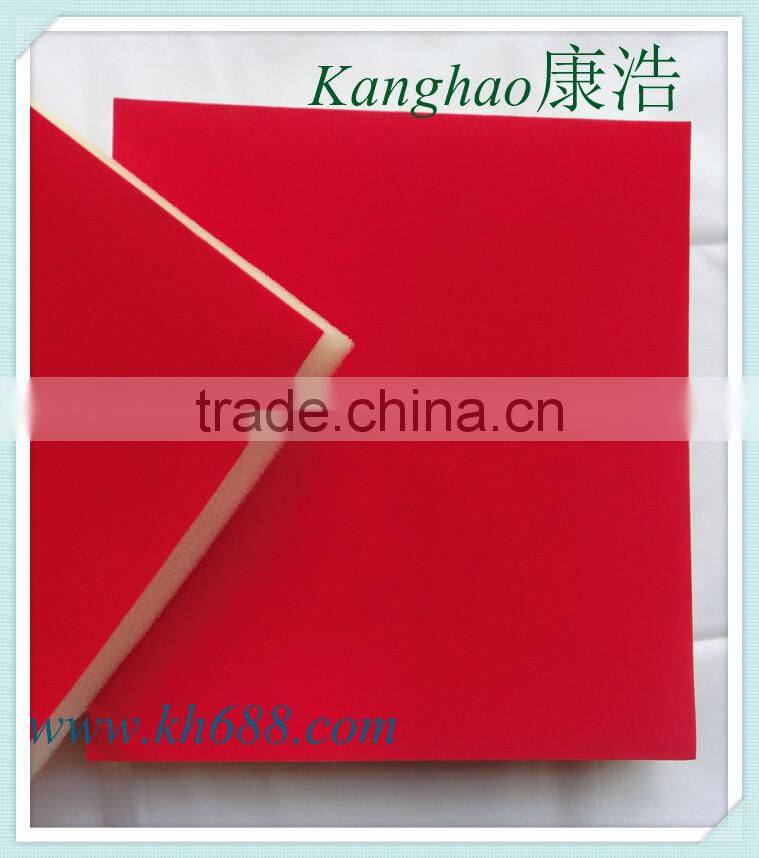 flocking box, flocking jewellery box, EVA foam with flocking, flocked EVA foam packing