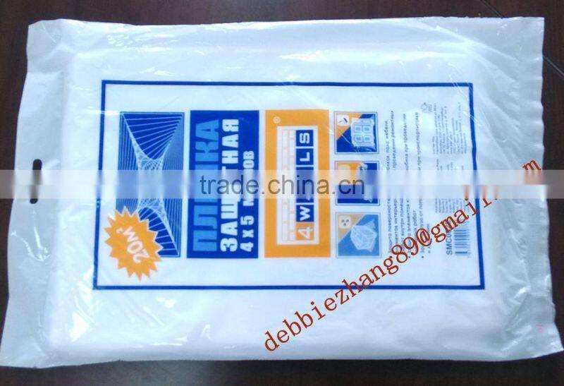 DIY Plastic dust Sheet for paint protective